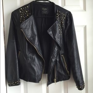Zara leather jacket