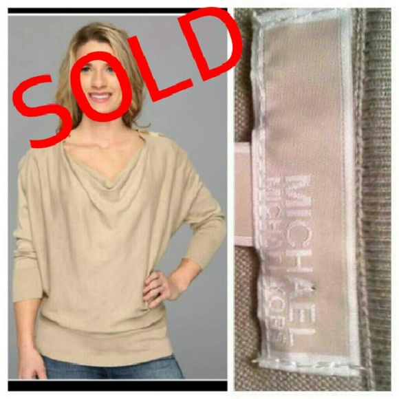 Michael Kors Zipper Shoulder Sweater
