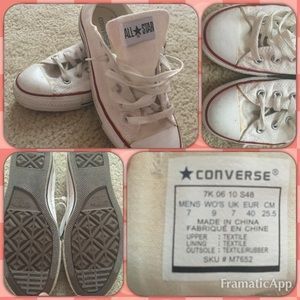 = White Converse Low Tops =