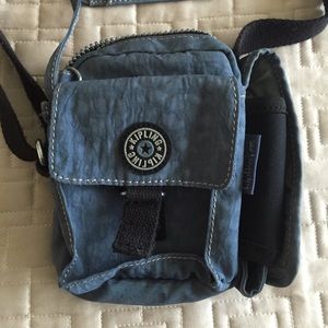 Kipling Grayish Blue Cross Bag