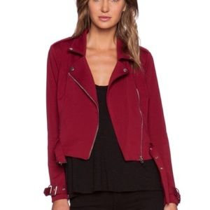 NBD Oxblood moto jacket S