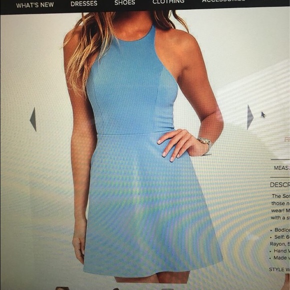 Periwinkle dress from Lulu's