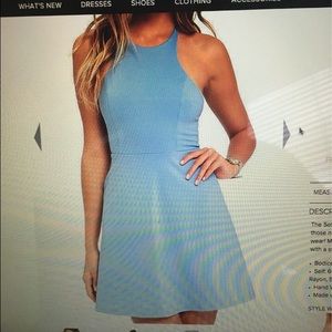 Periwinkle dress from Lulu's
