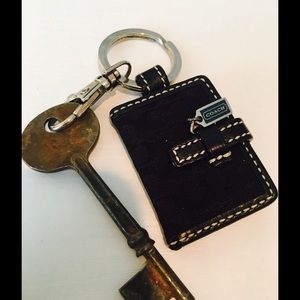 Coach locket keychain