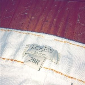 NWOT J Crew White Straight Leg Jeans