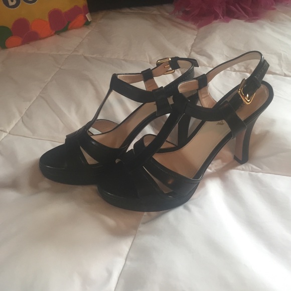 Black Prada heels