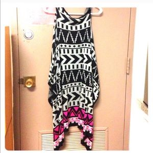 Tribal print vest