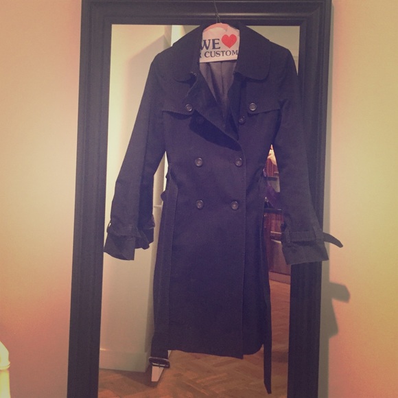 J. Crew Jackets & Blazers - JCrew Navy Trench Coat