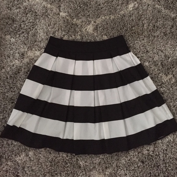 Black and White Striped skirt from Saks Off Fifth