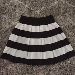 Black and White Striped skirt from Saks Off Fifth