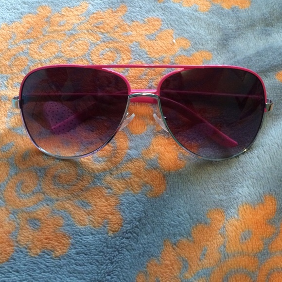 Pink  Aviator Sunglasses