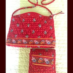 *SALE* Vera Bradley purse and ID pouch bundle