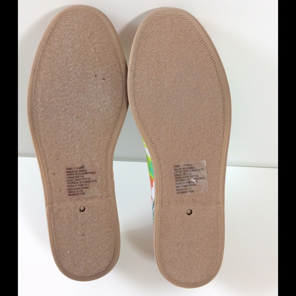 Tropical Floral Flats Last Pair Sz 9.5 New 🎉HPX5 - Picture 4 of 4