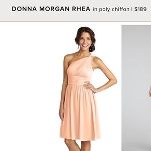 Donna Morgan Rhea Dress - Peach Fuzz