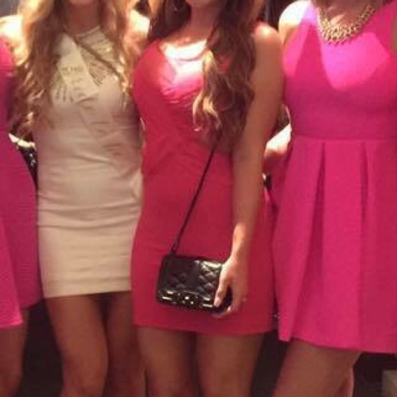 Pink cocktail dress