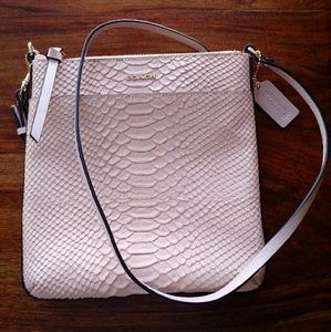 Coach Embossed Leather Crossbody