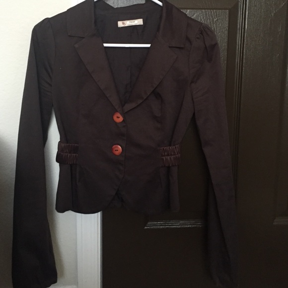Brown BCBGeneration Belted Blazer