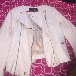 Leather Guess Jacket. Size Small