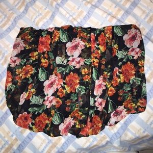 Floral crop top