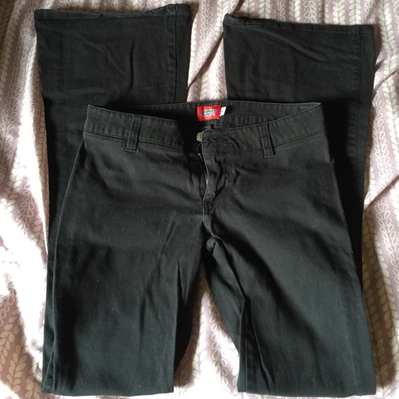 Black bootcut dickies