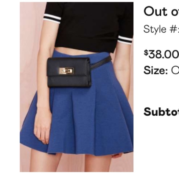 Nasty gal shoulder bag/fanny pack