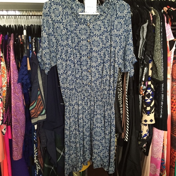 Blue dress