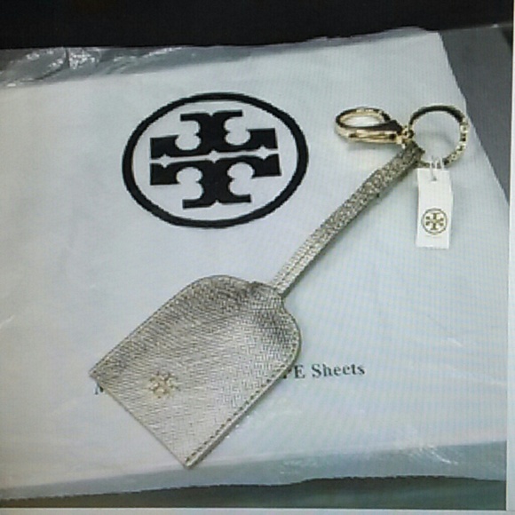 Tory Burch gold key fob