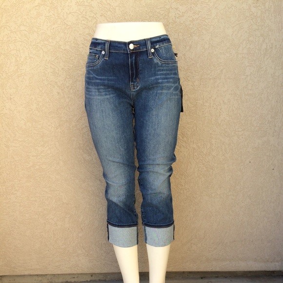 Henry and Belle denim jeans cuffed crop - Picture 3 of 4