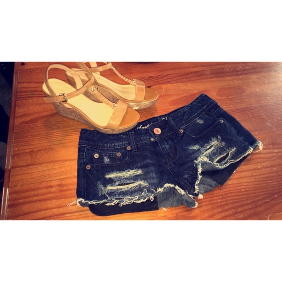 American Eagle Outfitters Jean Shorts Size 0