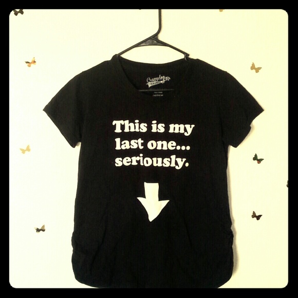 Black maternity jokey t-shirt