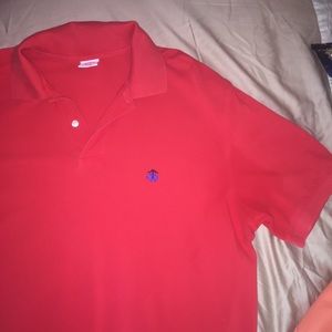 Red brooks brothers polo