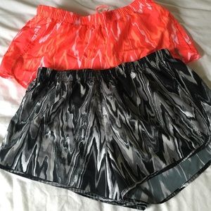 2 pairs of Reebok running shorts