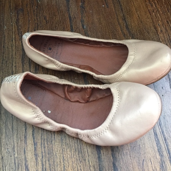 Lucky Brand Nude/Gold Ballet Flats