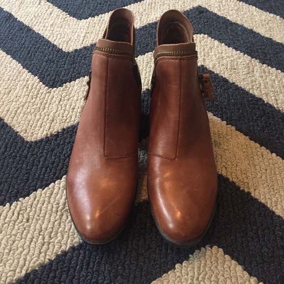 Brown booties