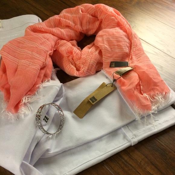 Accessories - Look brand Coral colored Scarf