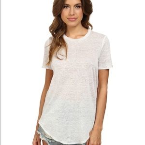 Chaser Linen Crew Neck Muscle Tee