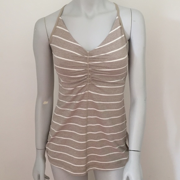 NWT Lululemon open your heart striped tank size 8