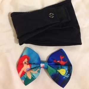 Lululemons headband & little mermaid hair clip