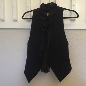 Elizabeth and James black vest
