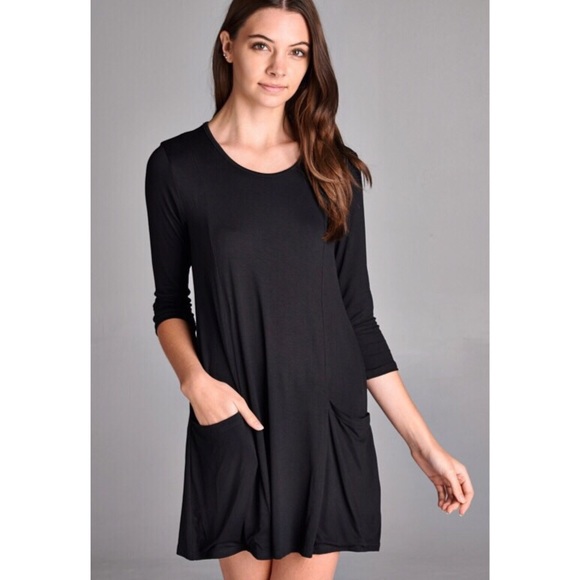 Last one ! 2 pocket 3/4 Sleeve Tunic - Picture 2 of 3