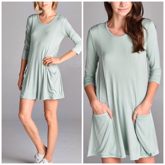 Last one ! 2 pocket 3/4 Sleeve Tunic - Picture 3 of 3
