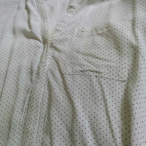 Old Navy polka dot long sleeve blouse - Picture 2 of 3