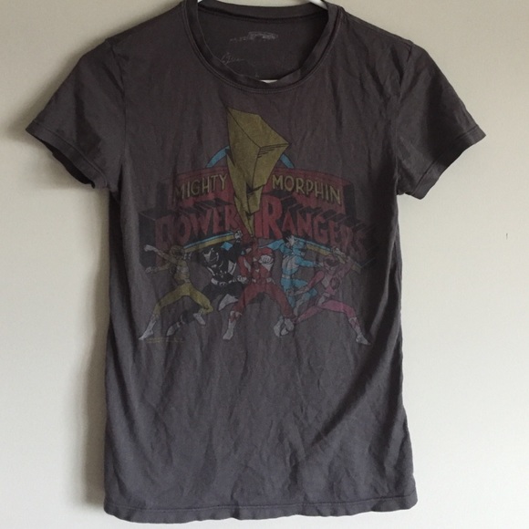 Gray Vintage Power Ranger T-Shirt