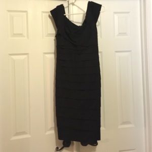 WHBM black sleeveless dress