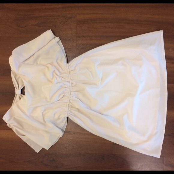 Blush cut out Dress with bow!