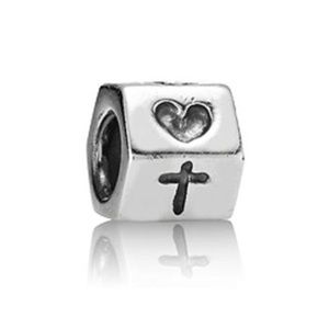 PANDORA CHARM cross, anchor, heart