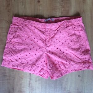 GAP pink eyelet shorts size 4