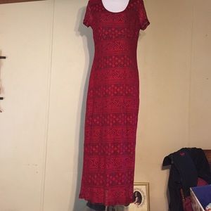 4/20.00 UPFRONT lace/fully lined red sexy dress-