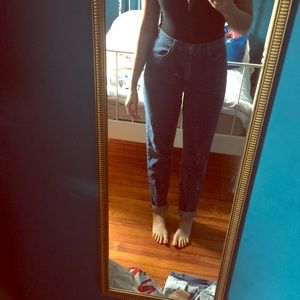 American apparel high waist jeans!!