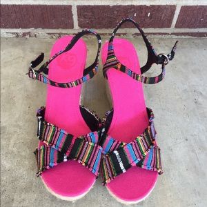 Rocket Dog Summer Canvas Wedges.